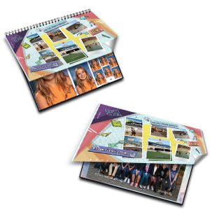 Livre A4 individuelle 1 page & groupe sur présentoirs à la commande